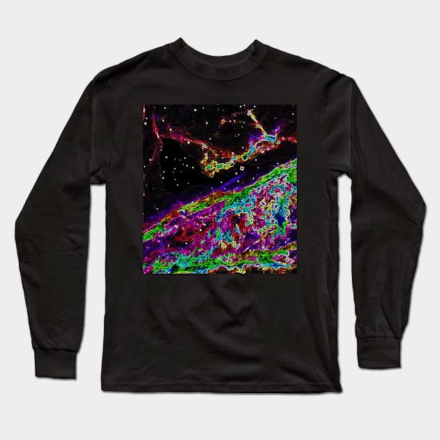 Black Panther Art - Glowing Edges 455 Long Sleeve T-Shirt by The Black Panther